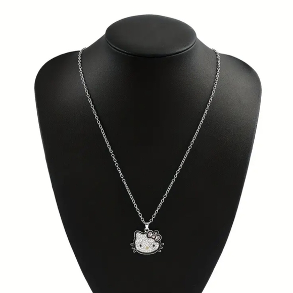 Hello Kitty Rhinestone Necklace - Picture 2 of 5